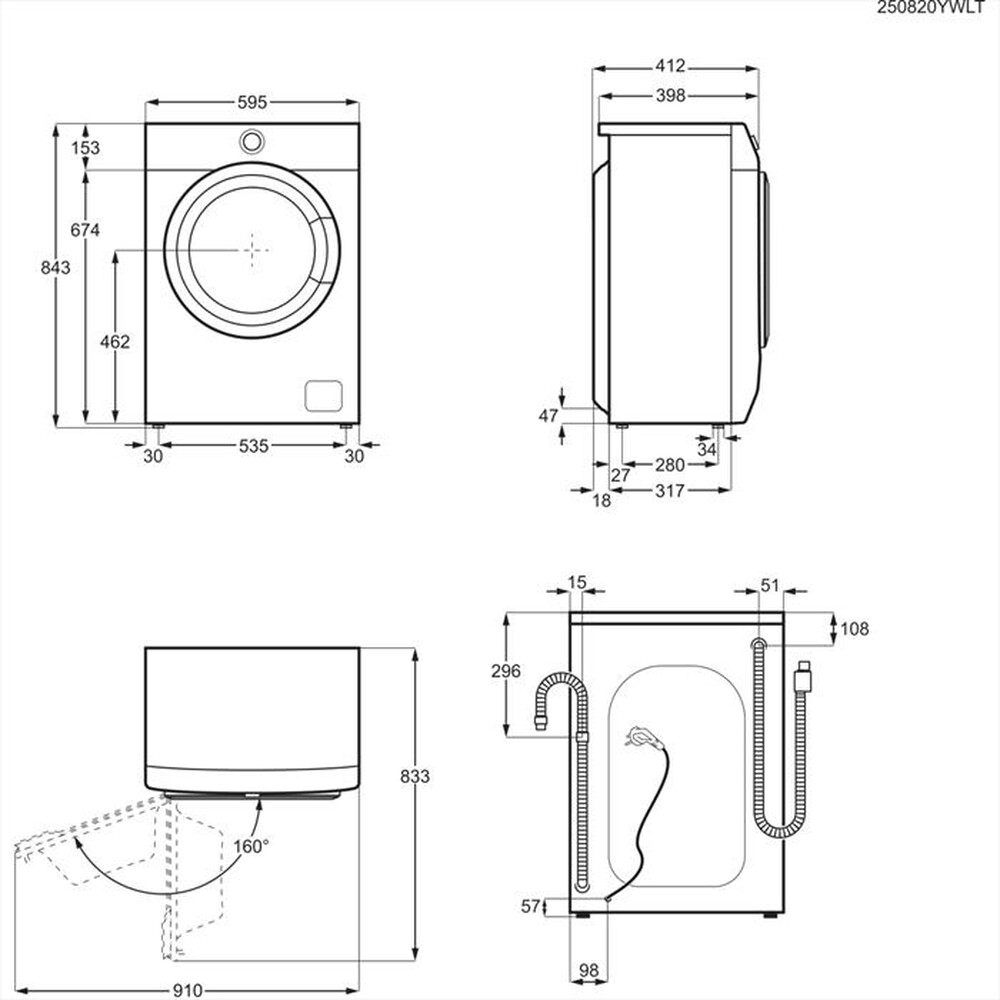Immagine del prodotto ELECTROLUX - Lavatrice EW6S526A 6Kg Classe A-Bianco