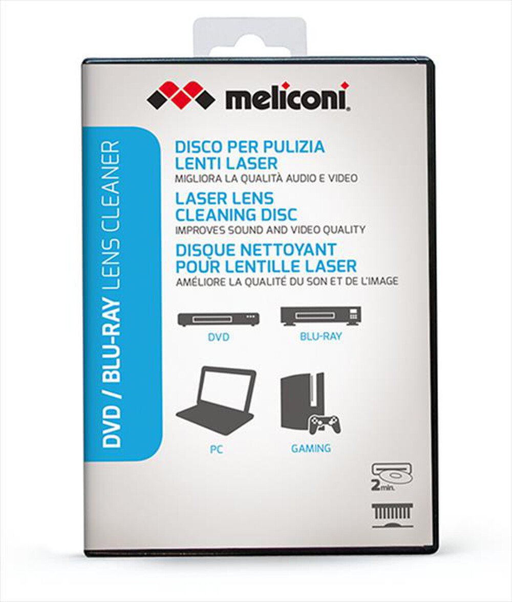 Immagine del prodotto MELICONI - DVD - BLU-RAY LENS CLEANER-Bianco