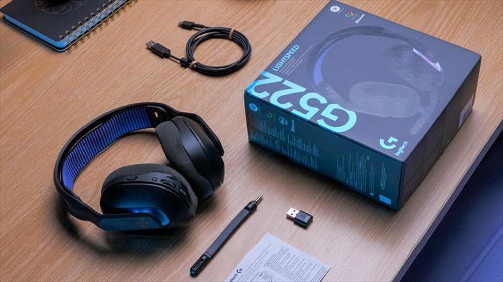 Immagine del prodotto LOGITECH - Cuffia con microfono wireless G522 LIGHTSPEED-Nero