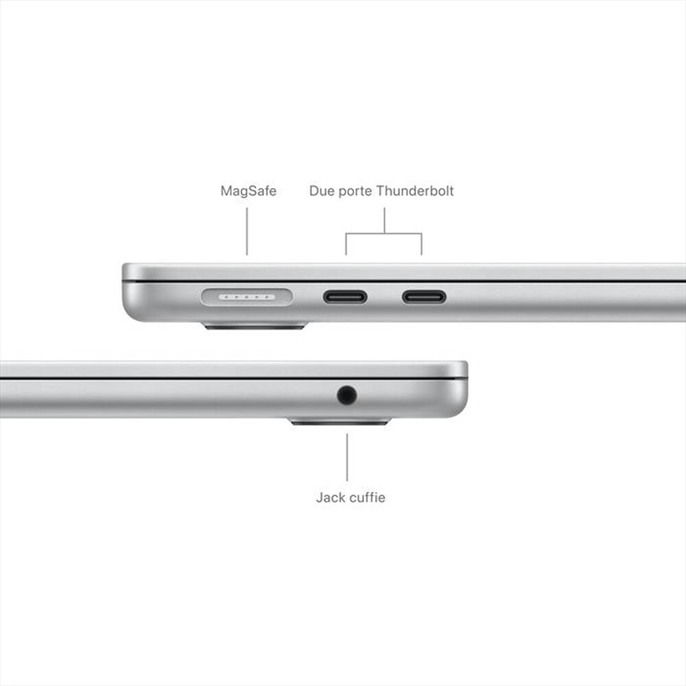 Immagine del prodotto APPLE - MACBOOK AIR 13'' M3 CORE 8 CPU CORE 10 GPU 512GB-Argento