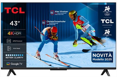 TCL - Smart TV LED UHD 4K 43" 43P69K-Nero