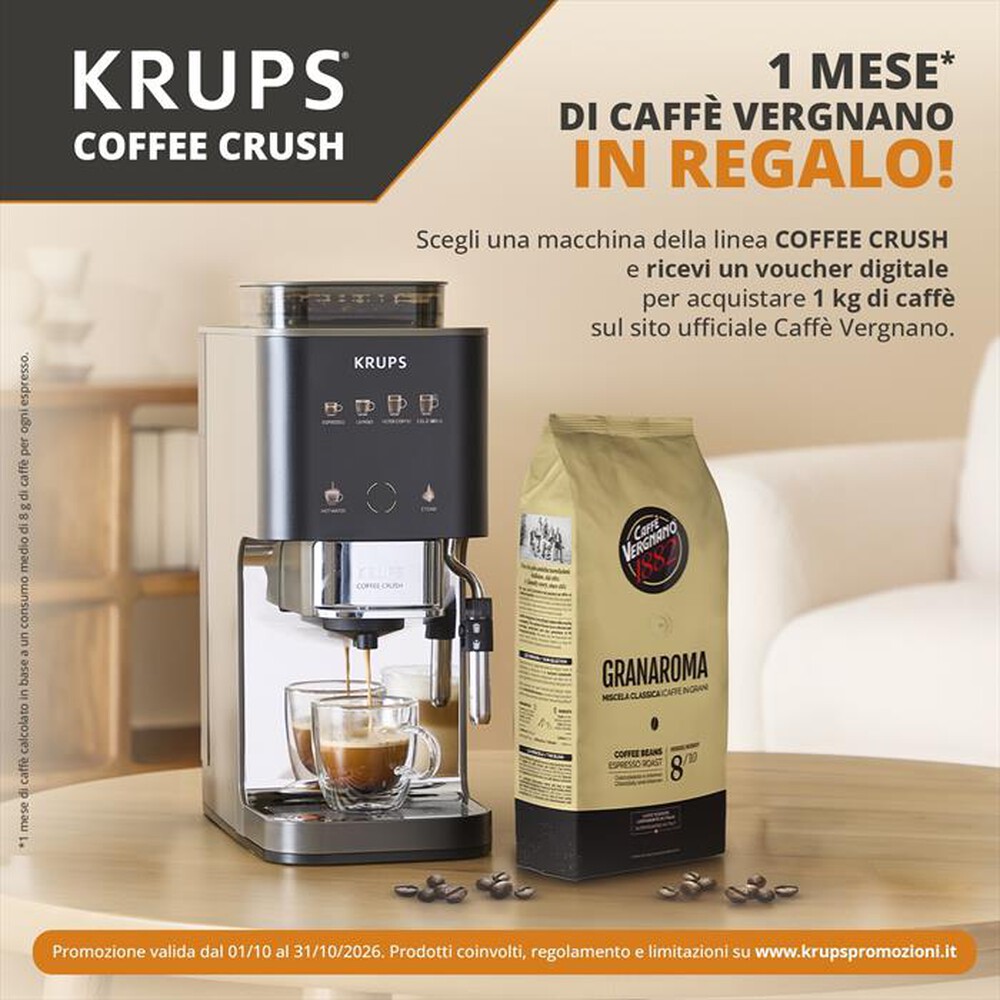 Immagine del prodotto KRUPS - Macchina caff&egrave; automatica Coffee Crush Experience-Lioness
