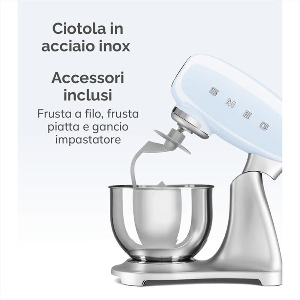 Immagine del prodotto SMEG - Impastatrice Standard 50's Style &ndash; SMF02CREU-panna