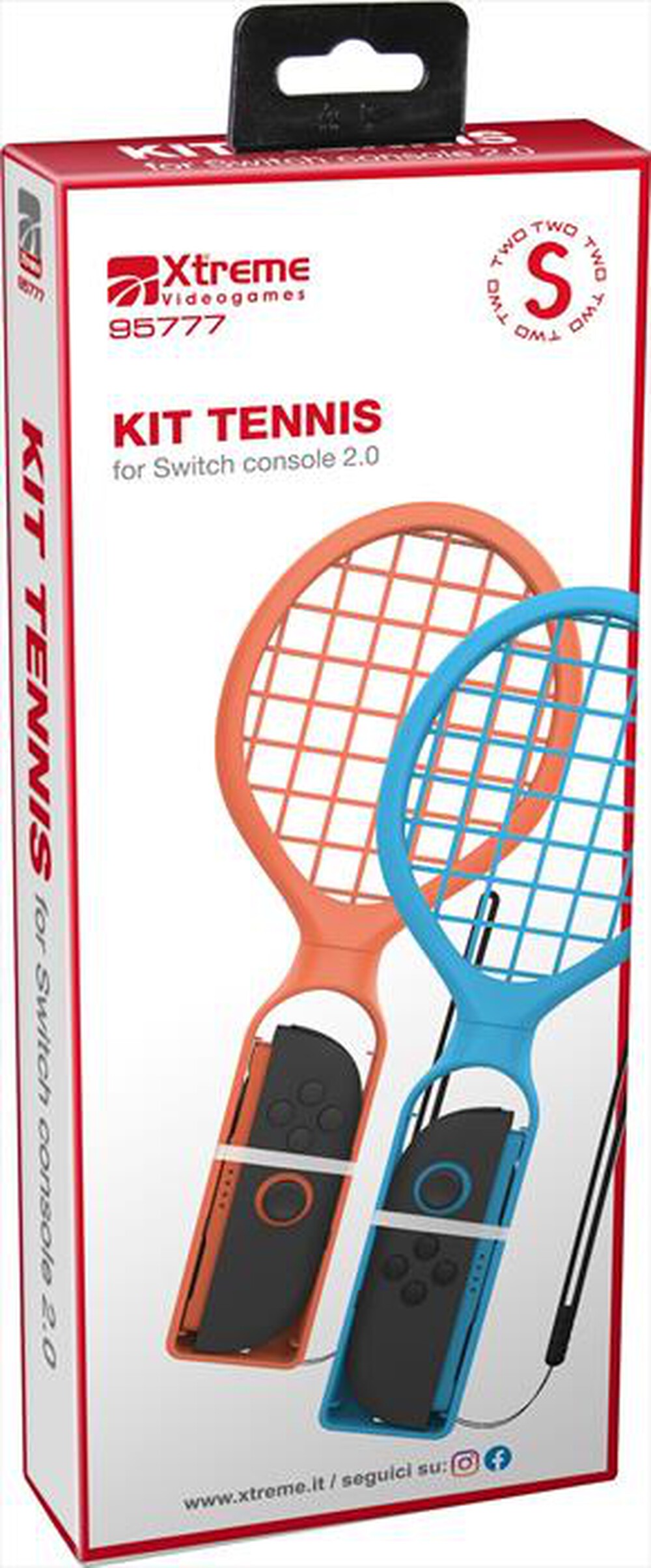 Immagine del prodotto XTREME - KIT RACCHETTE TENNIS PER SWITCH 2 95777-rosso blu