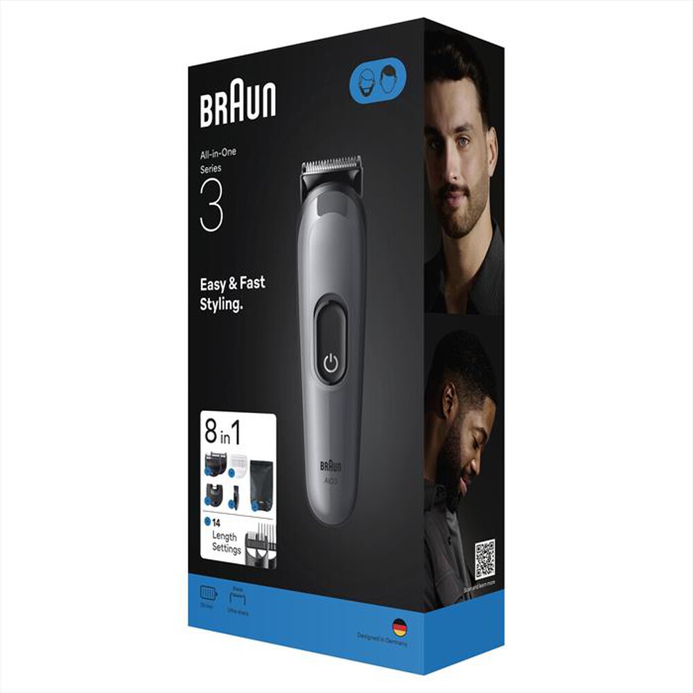 Immagine del prodotto BRAUN - Rasoio AIO 3540-GRIGIO