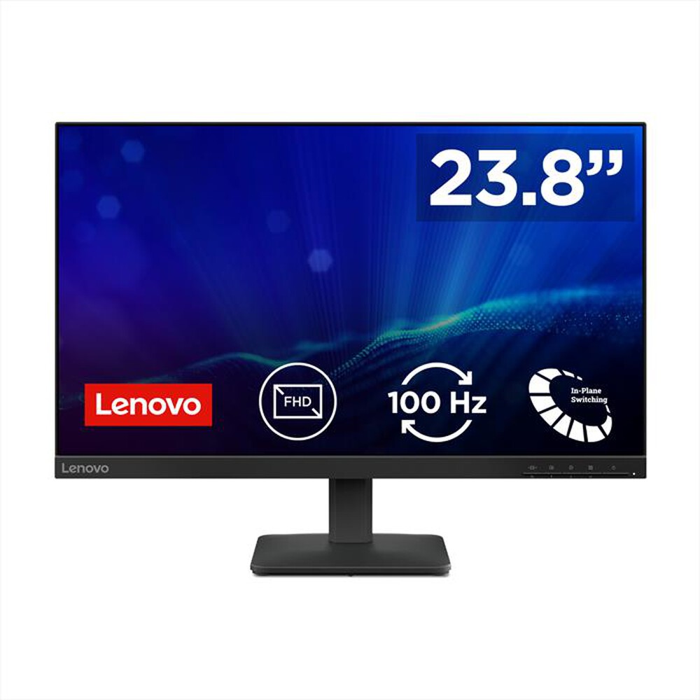 LENOVO - Monitor WLED FHD 23,8" L244E-Raven Black