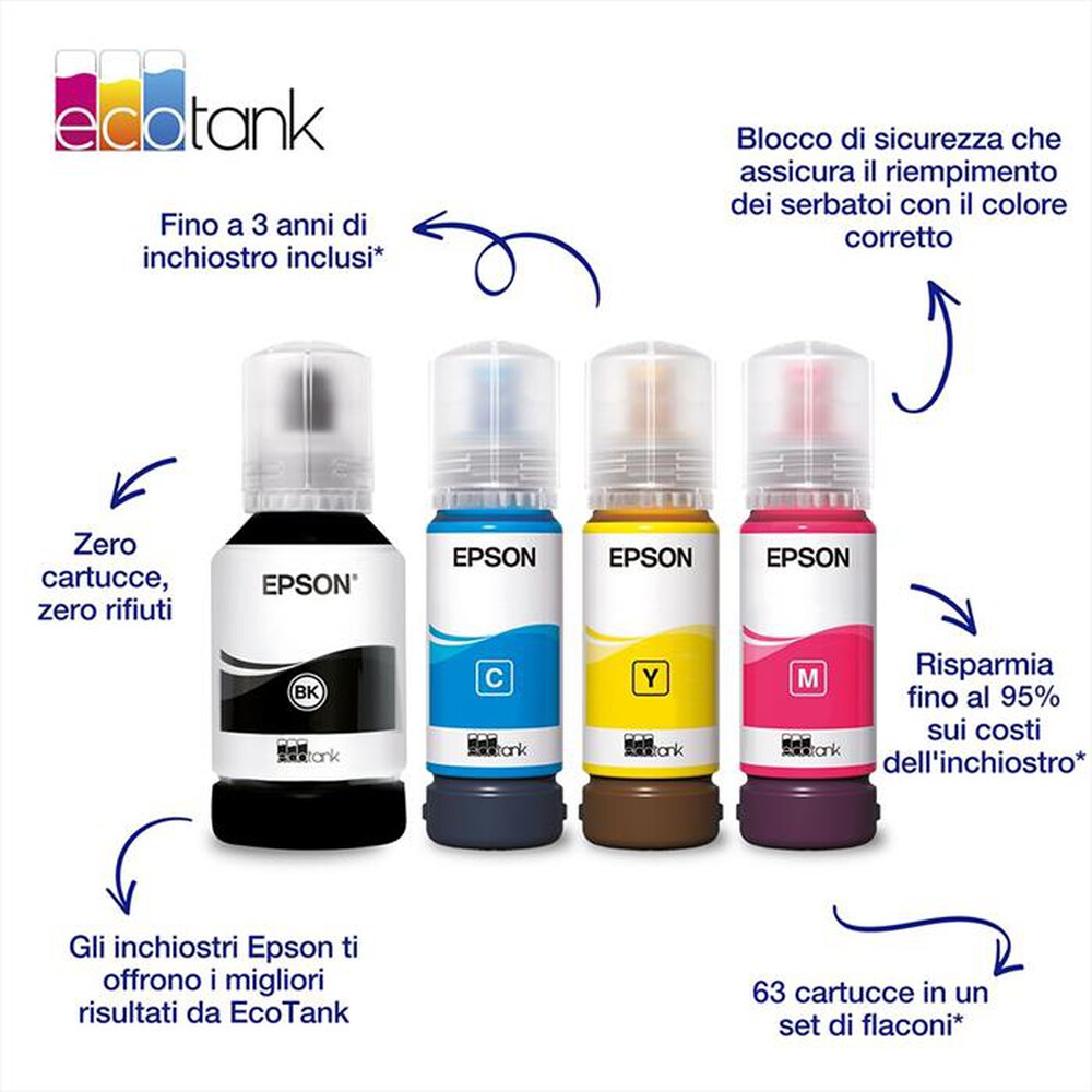 Immagine del prodotto EPSON - 102  FLACONE DI INCHIOSTRO ECOTANK T03R2 CIANO-Ciano