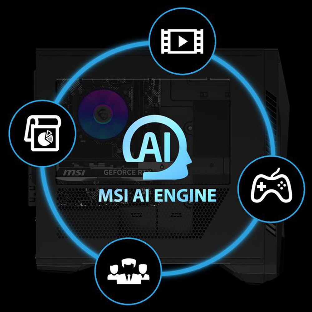 Immagine del prodotto MSI - Desktop MAG INFINITE S3 14NVM7-3237EU-Nero