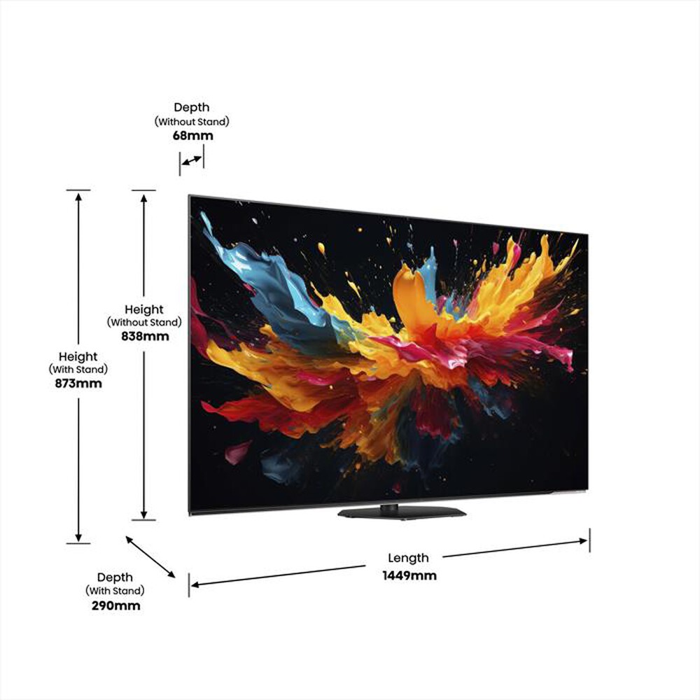 Immagine del prodotto HISENSE - Smart TV OLED 65" 4K Ultra HD 65A86N 120Hz-NERO