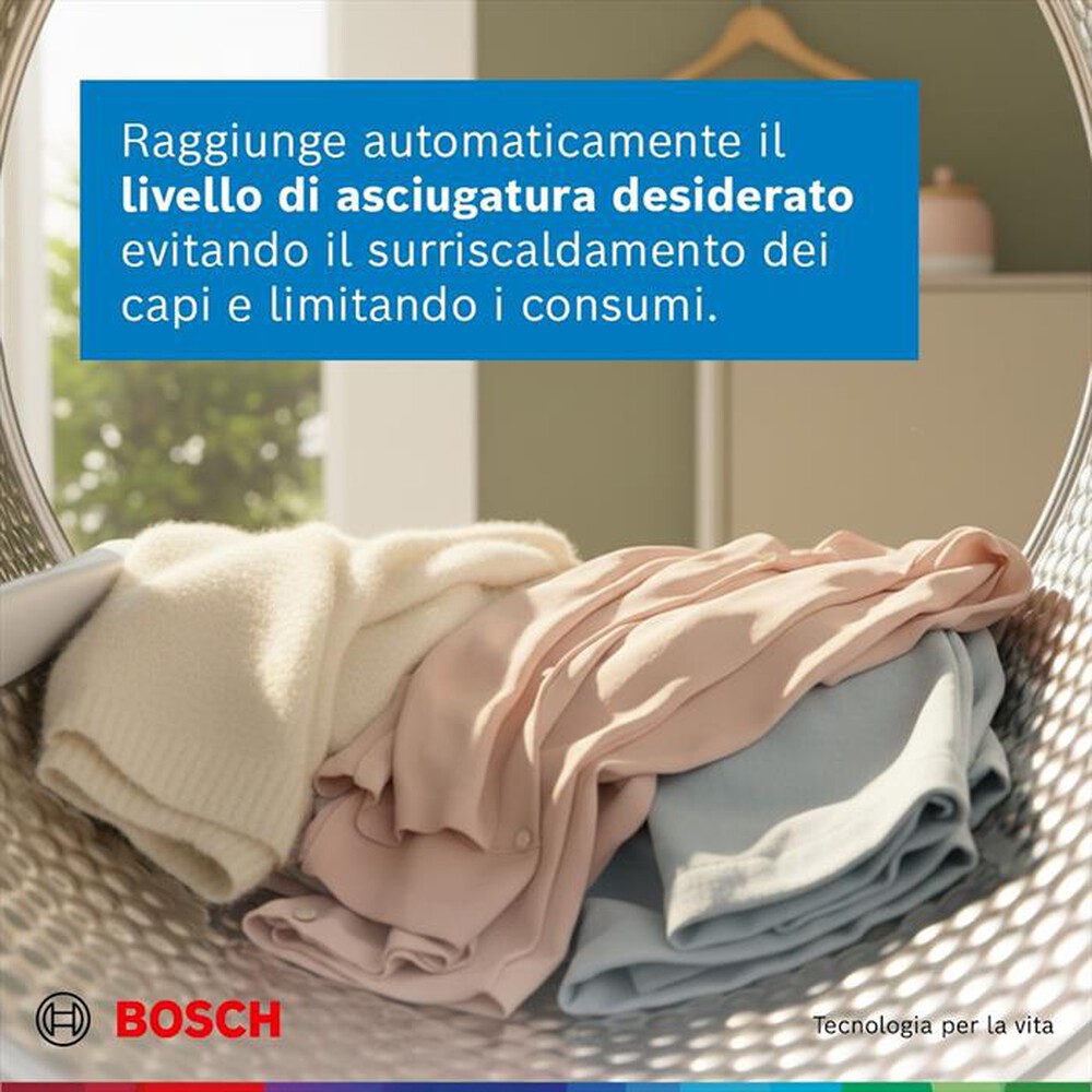 Immagine del prodotto BOSCH - Asciugatrice WRB247C0IT 9Kg Classe A-Bianco