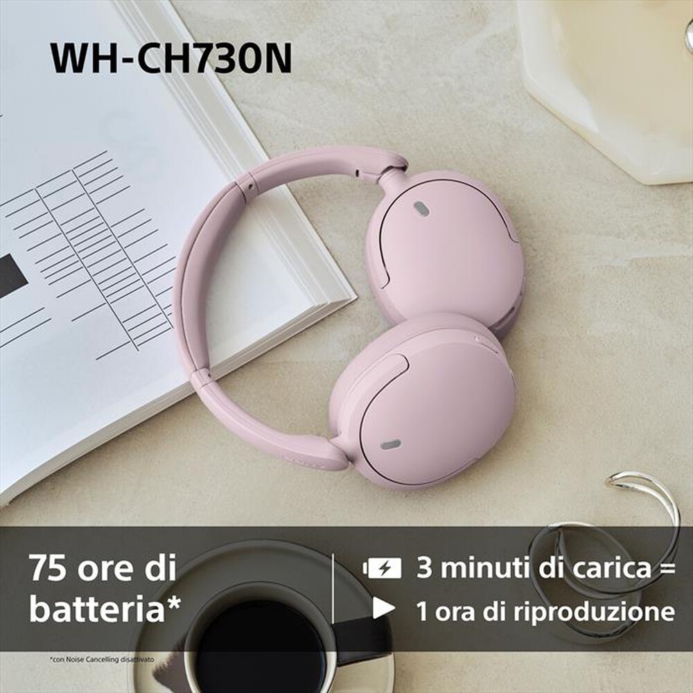 Immagine del prodotto SONY - Cuffie Bluetooth Over-ear WH-CH730N-Pink