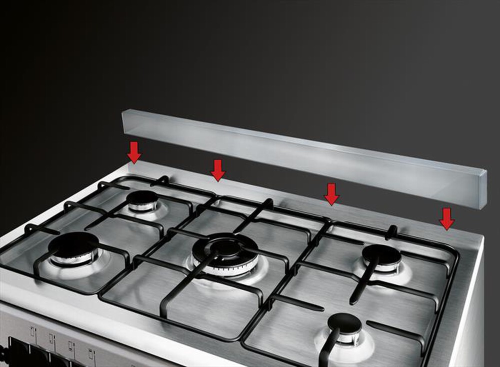 Immagine del prodotto GLEM GAS - Cucina a gas A855GC Classe A-Marrone