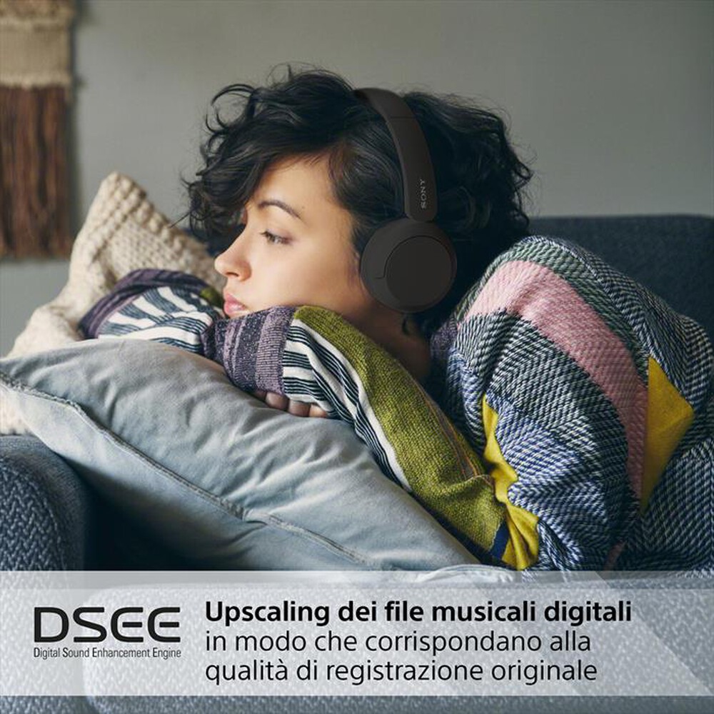 Immagine del prodotto SONY - Cuffie Bluetooth on ear WHCH520B.CE7-Nero