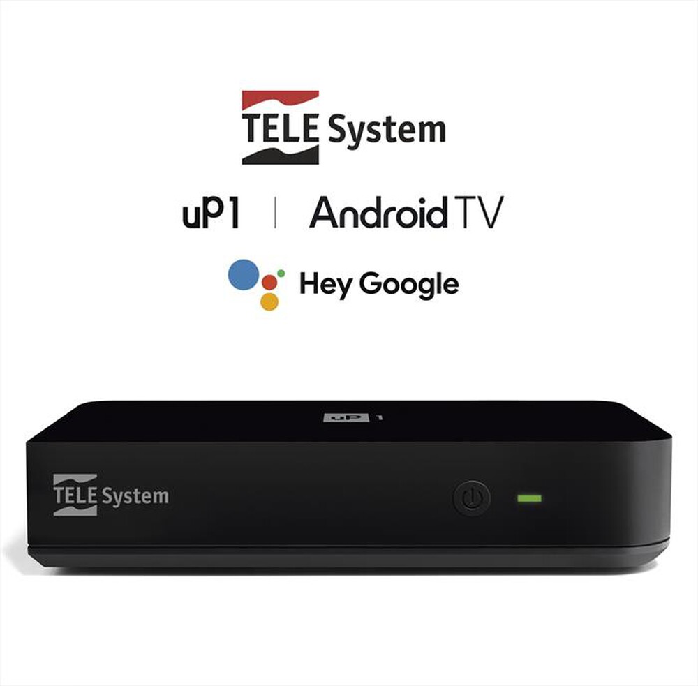 Immagine del prodotto TELESYSTEM - RICEV.DIGIT. IP UP1 ANDROIDTV DVB-T2-BLACK