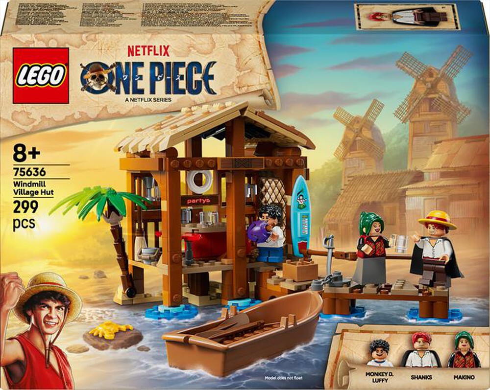 LEGO - ONE PIECE La capanna del Villaggio Foosha 75636