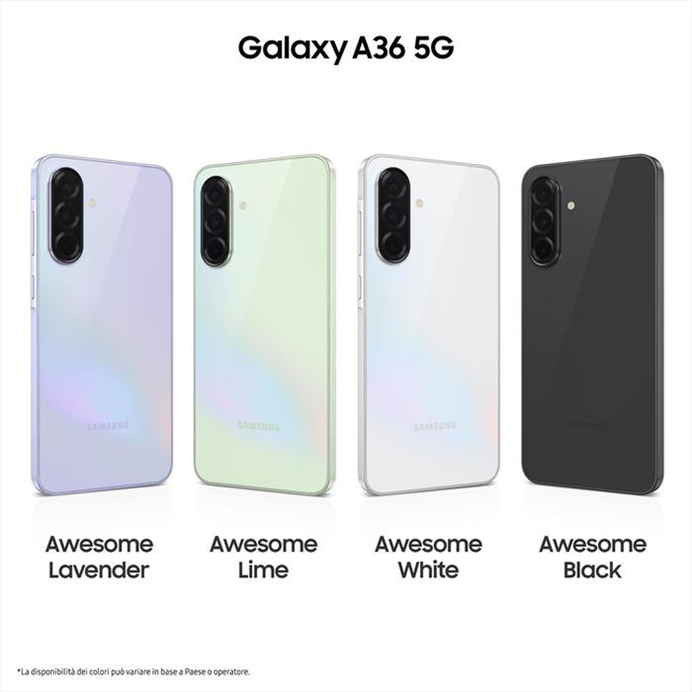 Immagine del prodotto SAMSUNG - Smartphone Galaxy A36 5G 256GB-Awesome Black