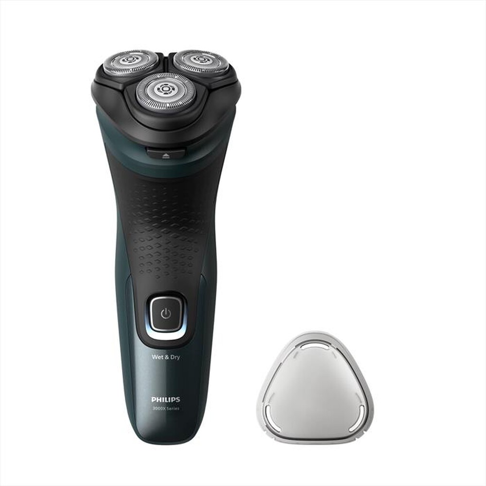 PHILIPS - Rasoio uomo wet & dry X3052/00-Blu celeste