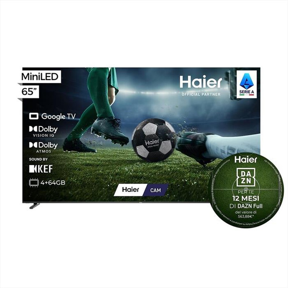 Immagine del prodotto HAIER - Smart TV QLED 4K 65" H65M92FUX-Nero