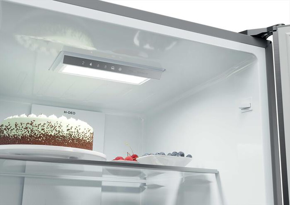 Immagine del prodotto HAIER - Frigorifero combinato HTR3518ENMX Classe E 303 lt-Acciaio inox