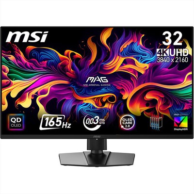 MSI - Monitor QD OLED 31,5" MAG 322UP QD-OLED E16-Nero