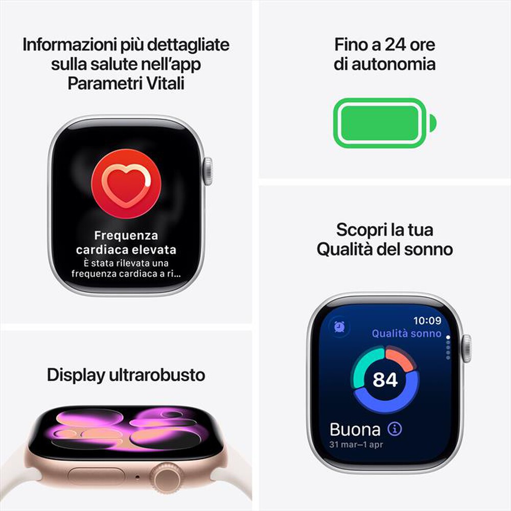 Immagine del prodotto APPLE - Watch Series 11 GPS + Cellular 46mm Titanio-Oro - Loop Milanese Oro - M/L