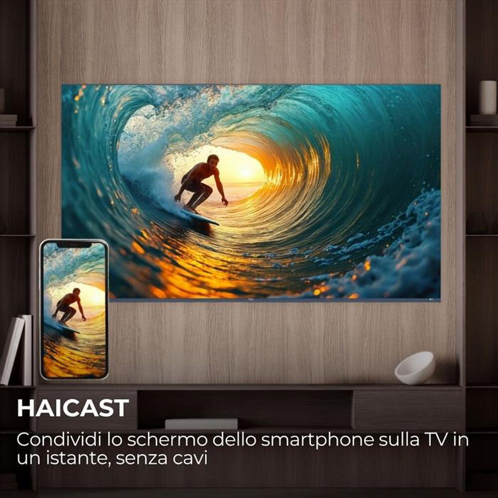 Immagine del prodotto HAIER - Smart TV QLED 4K 55" H55S80GUX-Nero