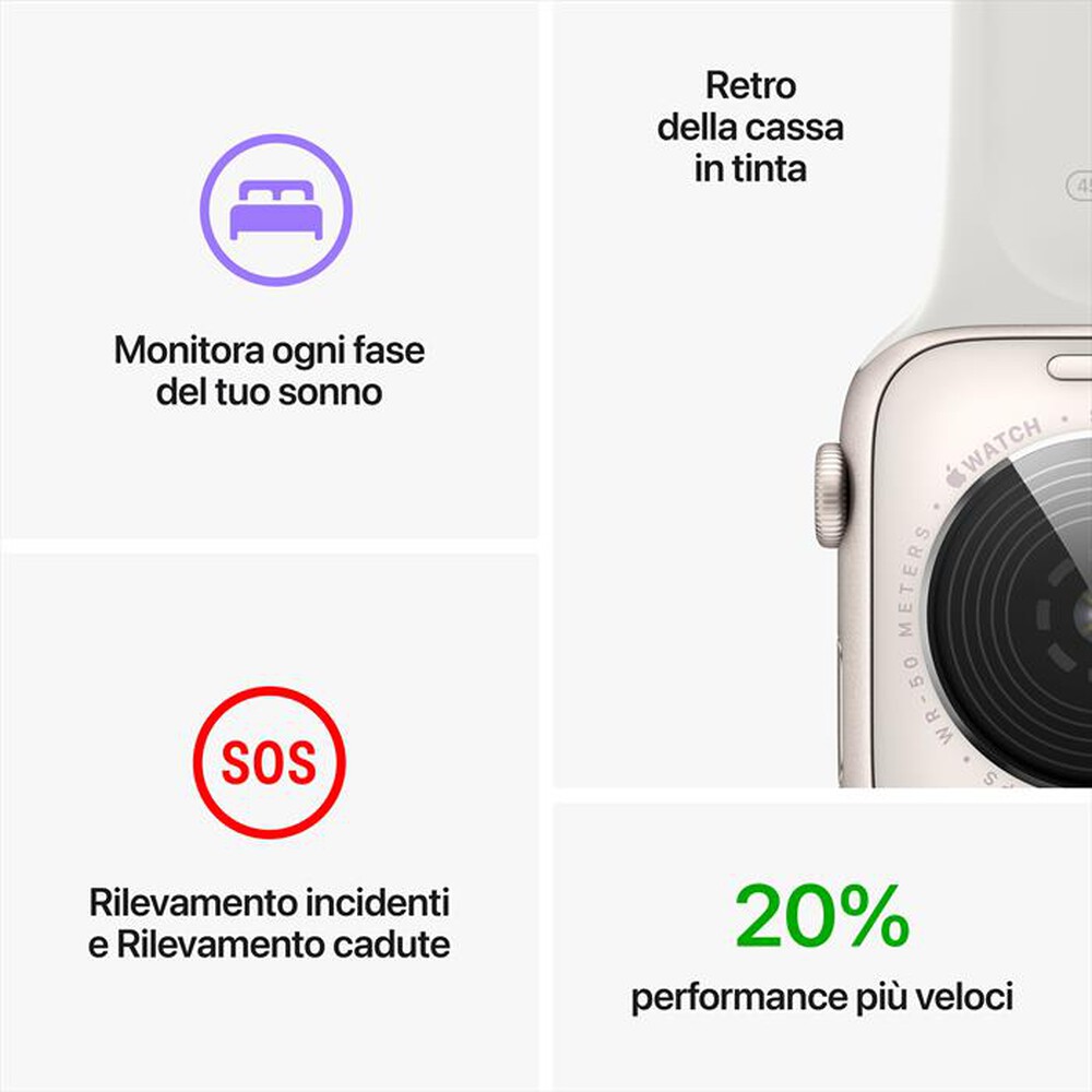 Immagine del prodotto APPLE - Watch SE GPS 44mm Regular-Mezzanotte