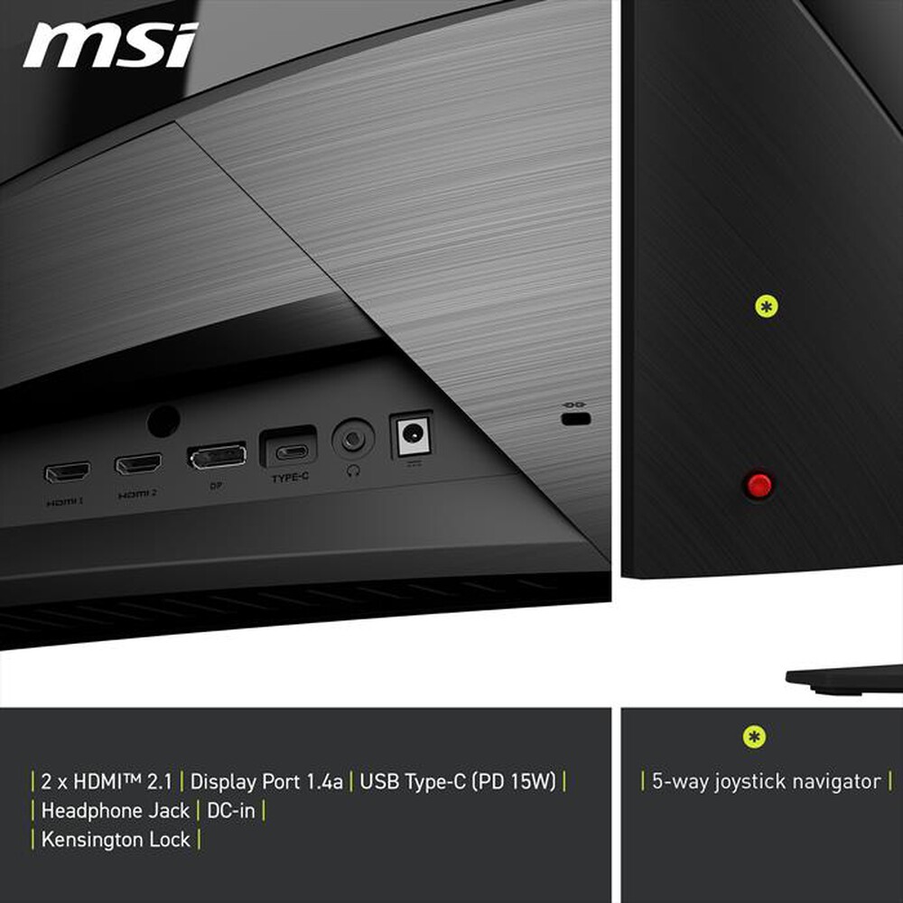 Immagine del prodotto MSI - Monitor LED 31,5" MAG 321CUPDF-Nero