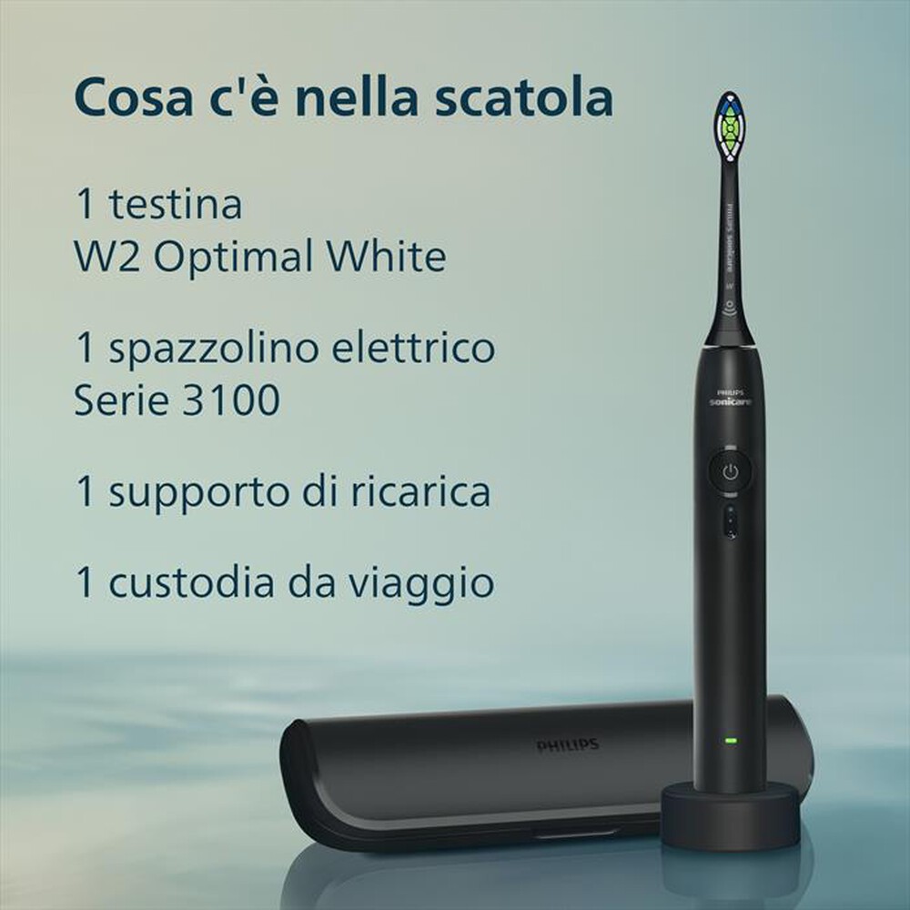 Immagine del prodotto PHILIPS - Spazzolino elettrico HX4033/32 SERIE 3100-Nero