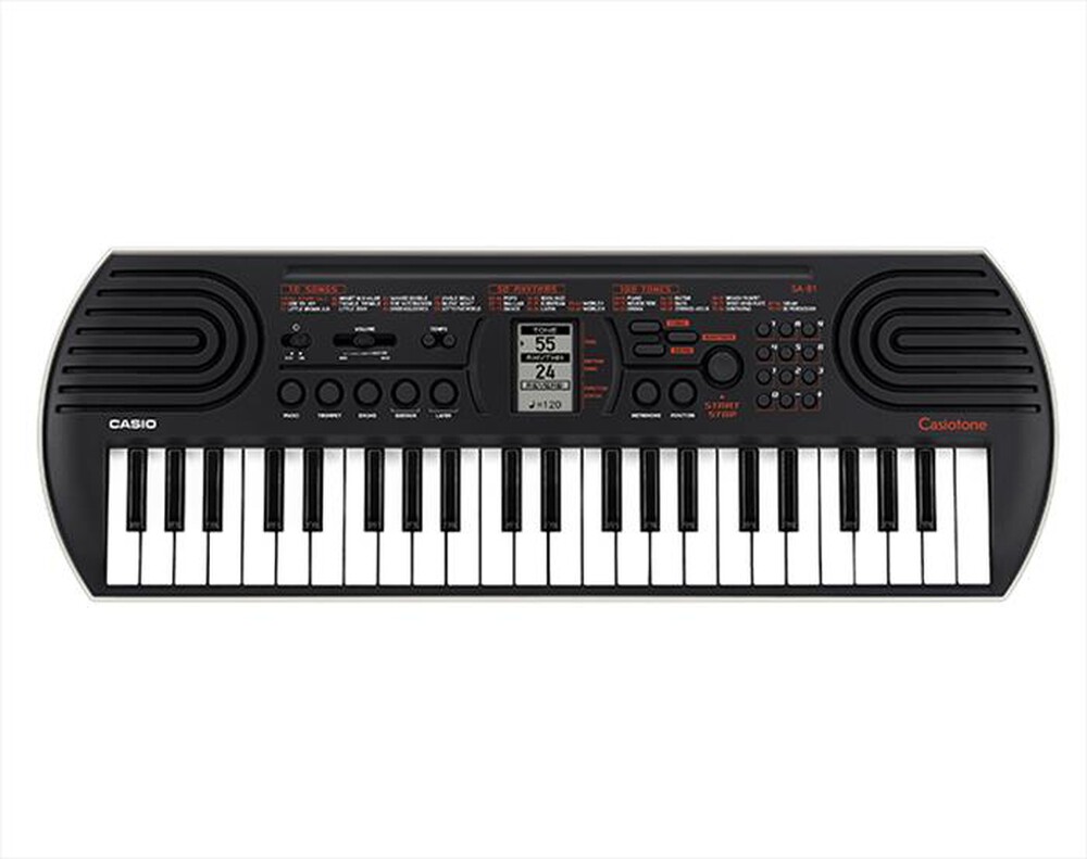 Immagine del prodotto CASIO - Tastiera musicale per bambini SA-81H7-NERO/GRIGIO CHIARO