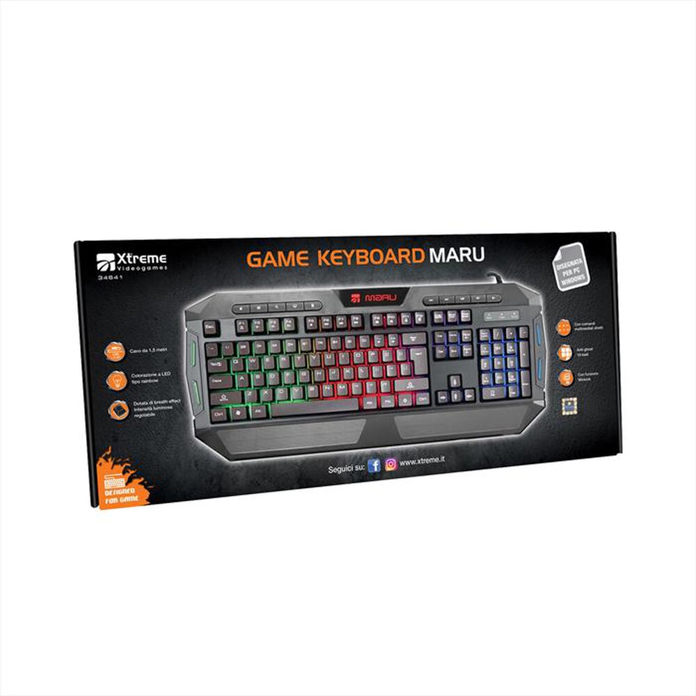 Immagine del prodotto XTREME - GAME KEYBOARD MARU-NERO