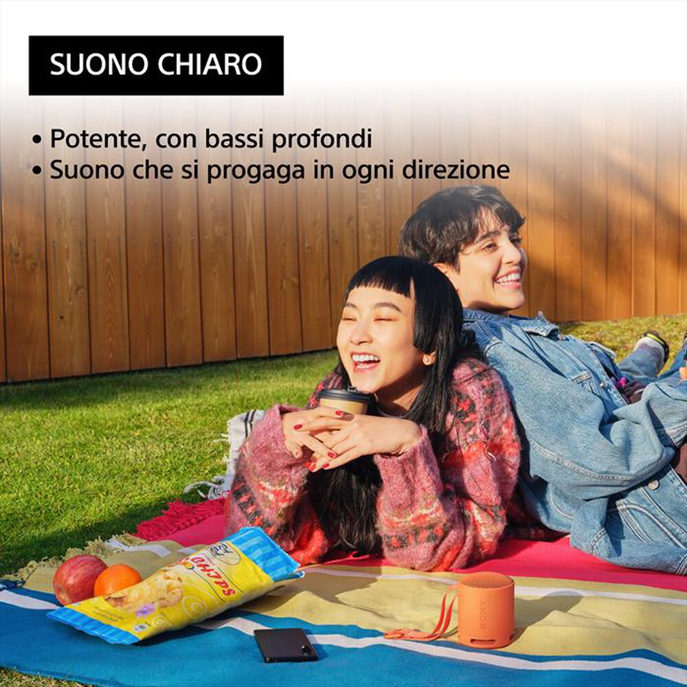 Immagine del prodotto SONY - Speaker SRSXB100D.CE7-Arancione