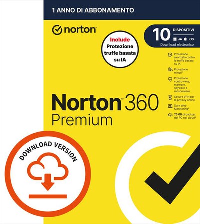 NORTON - 360 Premium 10 dispositivi
