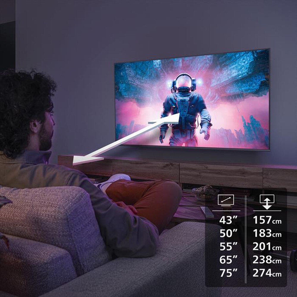 Immagine del prodotto PHILIPS - Smart TV QLED 4K 50" 50PQS7801/12-Black