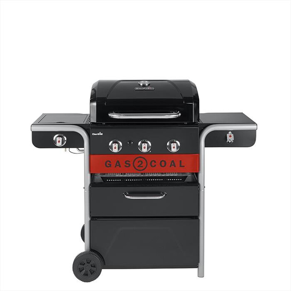 Immagine del prodotto CHAR-BROIL - Barbecue GAS2COAL 3 FUOCHI + 1-Black