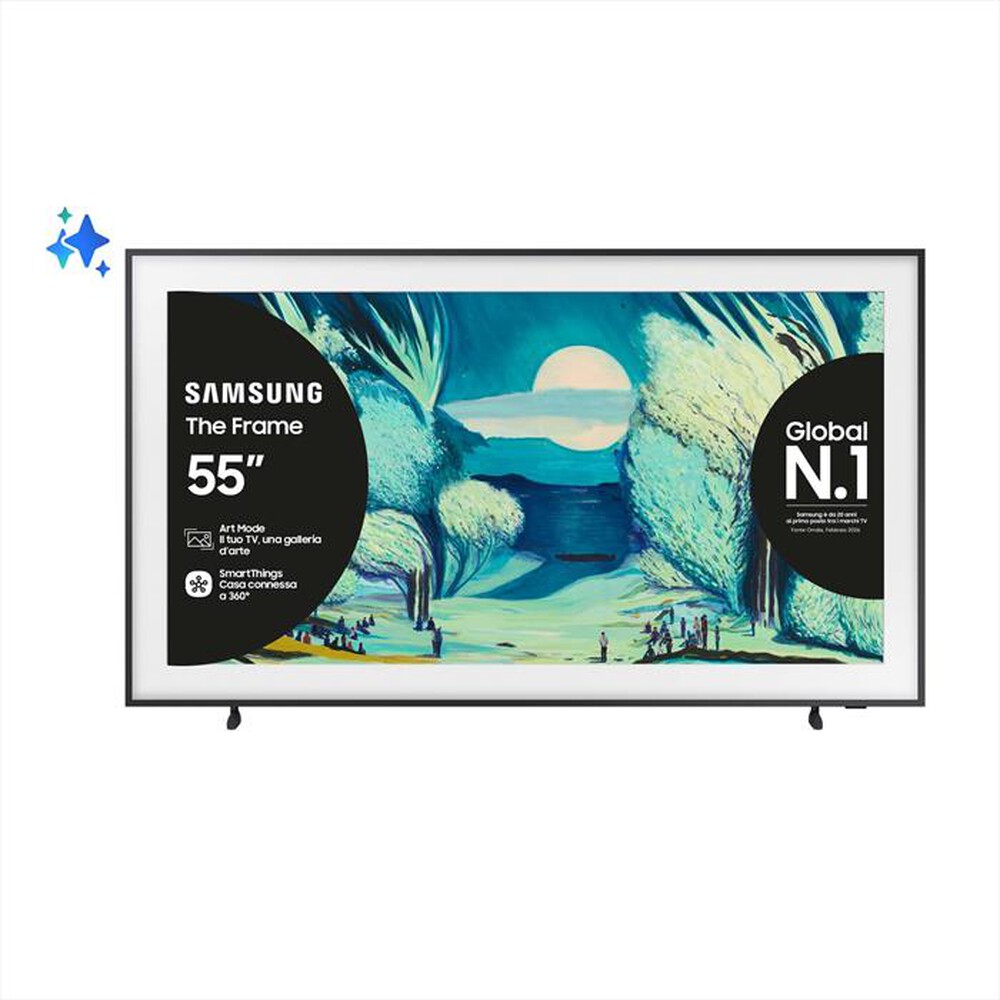 SAMSUNG - Smart TV QLED UHD 4K 55" QE55LS03FAUXZT-Black