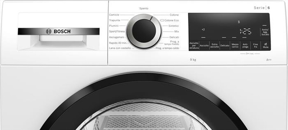 Immagine del prodotto BOSCH - Asciugatrice WQG24109IT 9Kg Classe E-Bianco