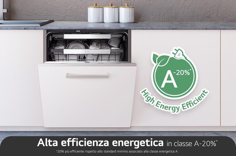 Immagine del prodotto LG - Lavastoviglie DB597TXS  Classe A 14coperti-Noble Steel