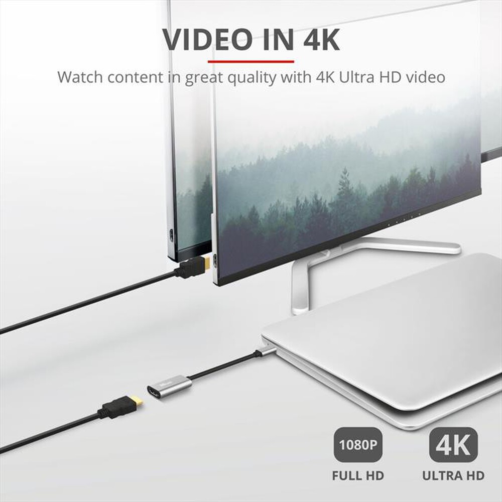 Immagine del prodotto TRUST - DALYX USB-C HDMI ADAPTER-Grey/Black