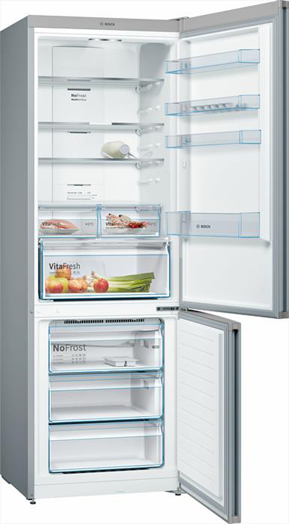 Immagine del prodotto BOSCH - Frigorifero Combinato KGN49XLEA Classe E 203x70 cm-Metal look