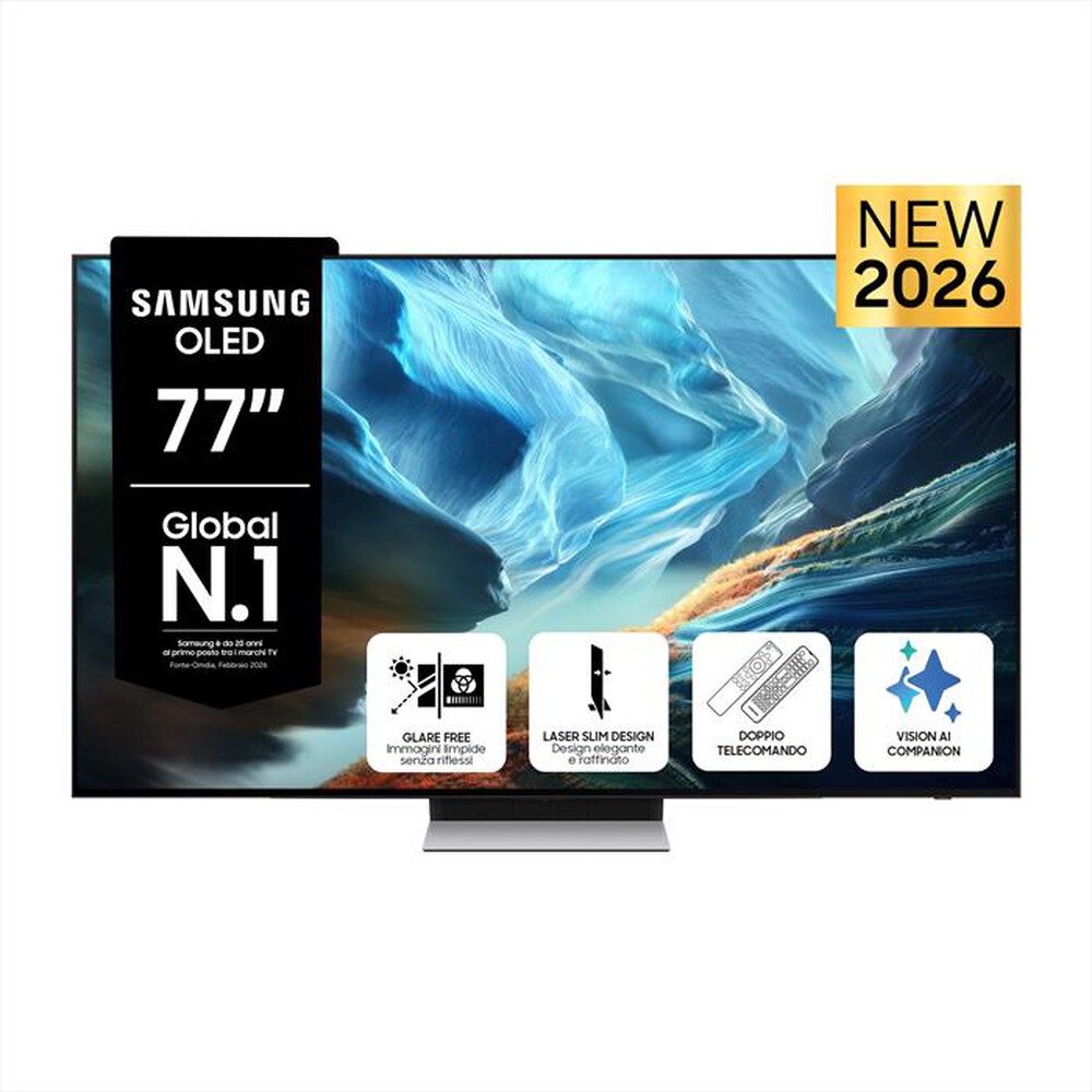 Immagine del prodotto SAMSUNG - Smart TV OLED 4K Vision AI 77" QE77S90HATXZT-Graphite Black