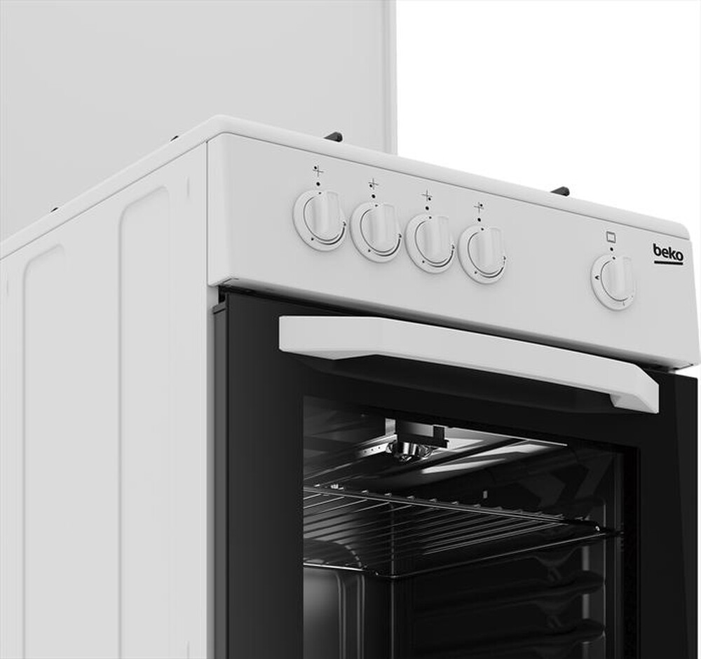 Immagine del prodotto BEKO - Cucina a gas CSG42009DW-Nero, Bianco