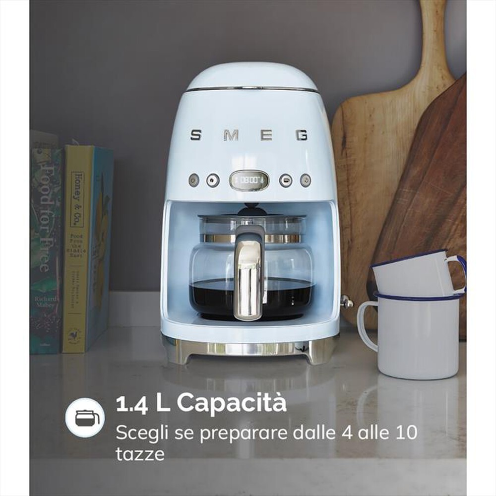Immagine del prodotto SMEG - Macchina da Caff&egrave; Filtro 50's Style &ndash; DCF02PBEU-azzurro