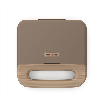 ARIETE - Tostiera BREAKFAST WOOD 1971-Beige, Marrone