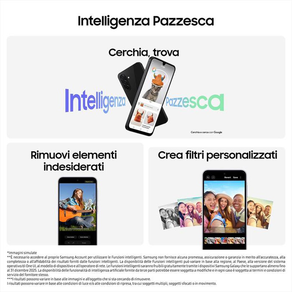 Immagine del prodotto SAMSUNG - Smartphone Galaxy A26 5G 128GB-White