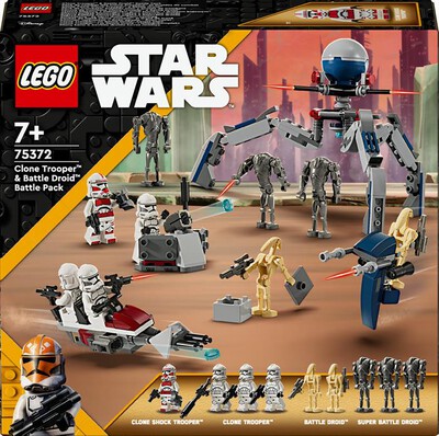 LEGO - STAR WARS Clone Trooper e Battle Droid 75372