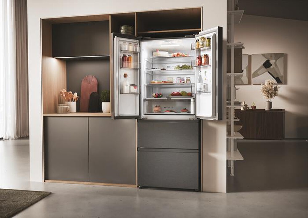 Immagine del prodotto HAIER - Frigorifero combinato HFR3718DNMD Classe D 402lt-Antracite