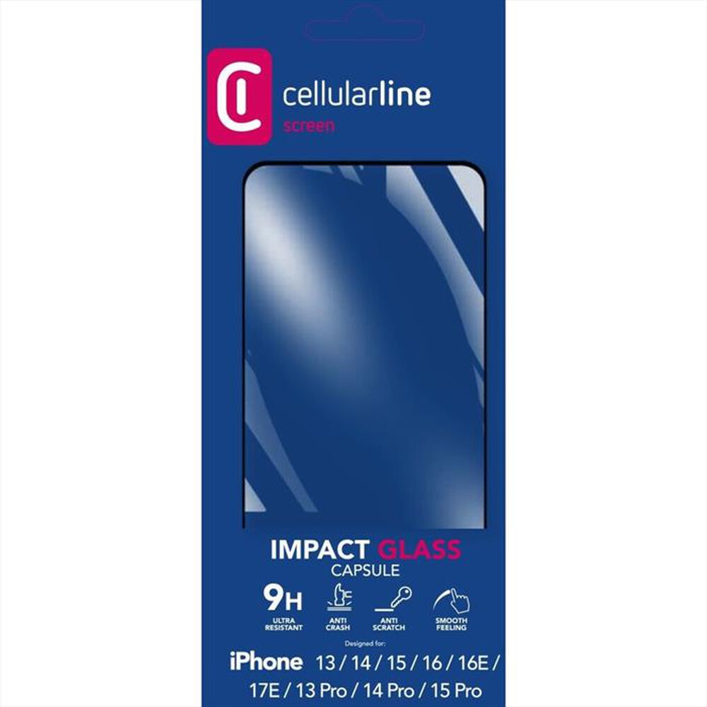 Immagine del prodotto CELLULARLINE - IMPACT GLASS CAPSULE - IPHONE-Trasparente