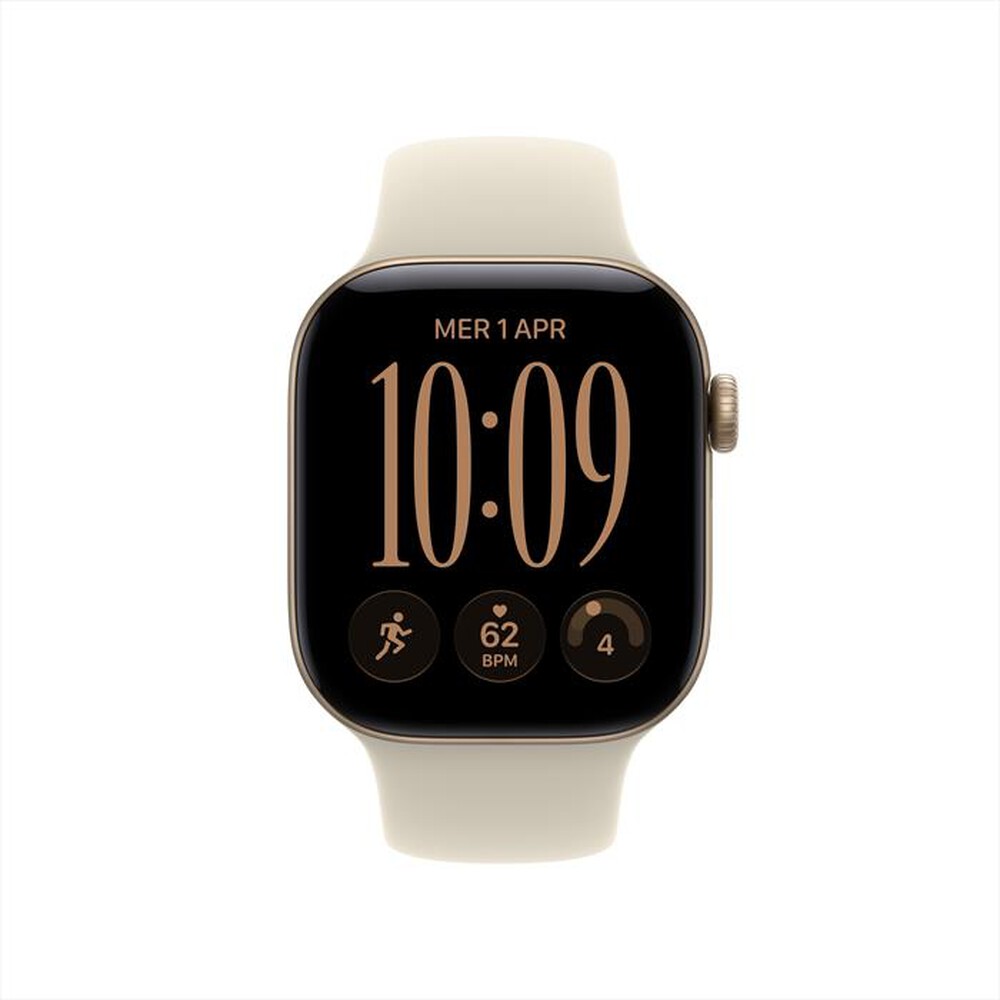 Immagine del prodotto APPLE - Watch Series 12 GPS 42mm Alluminio Oro Chiaro-Sport Band Sabbia - M/L