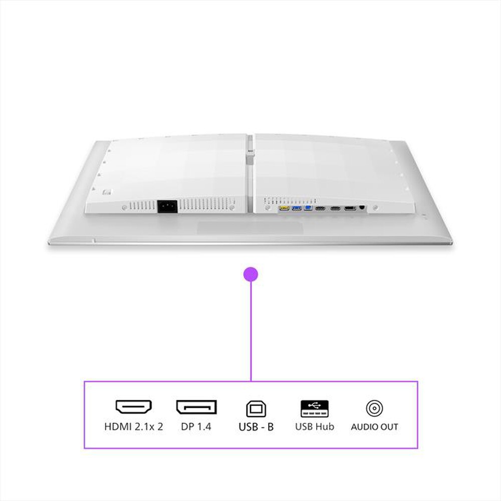 Immagine del prodotto PHILIPS - Monitor Gaming 27" QD OLED 27M2N8500/00-grigio bianco